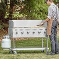 Backyard Pro LPG48 48in Stainless Steel Liquid Propane Outdoor Grill with Wind Guard 554LPG48WGKIT